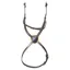 Henry James Figure 8 Sheepskin Grackle Noseband - Havana Brown